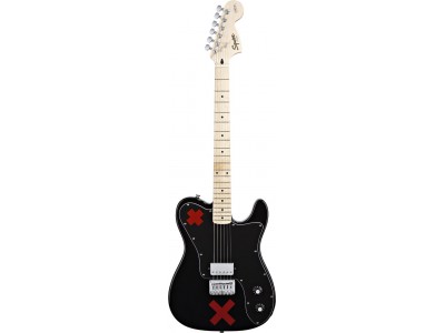 Squier By Fender Deryck Whibley Telecaster Maple Fretboard. Black 