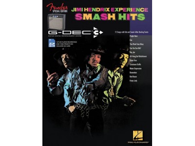 Fender PRIBOR G-Dec Jimi Hendrix Smash Hits Guitar Play-Along Songbook/SD Card  