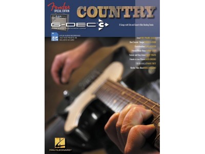 Fender PRIBOR G-Dec Country Guitar Play-Along Songbook/SD Card 