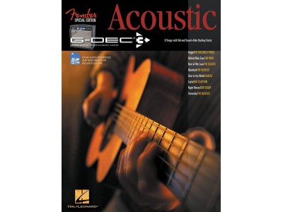 Fender PRIBOR G-Dec Acoustic Play-Along Guitar Songbook/SD Card 