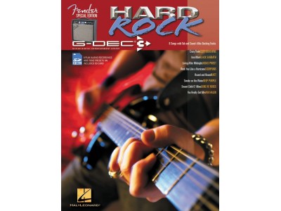 Fender PRIBOR G-Dec Hard Rock Guitar Play-Along Songbook/SD 