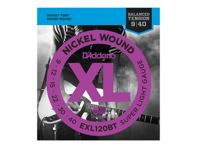 D'Addario SET ELEC GTR BAL XL SUP LITE EXL120BT 