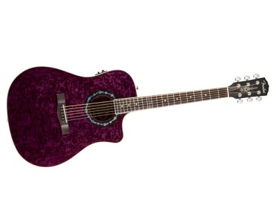Fender T-Bucket 300CE Transparent Violet Quilt Ash 