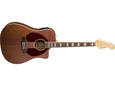 Fender Jimmy Dale Signature Kingman SCE, C/away Electric, Solid Mahog' Top, Back/Sides, Fishman 