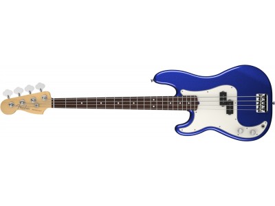 Fender American Standard Precision Bass, Left Handed, Rosewood Fingerboard, Mystic Blue 