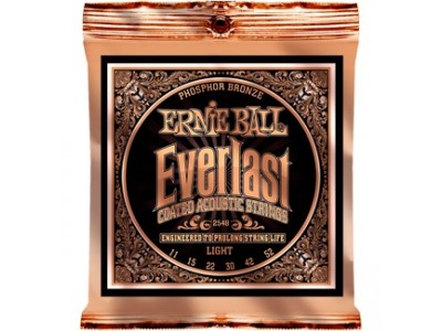 Ernie Ball P02548 Light Everlast Coated Phosphor Bronze 11-52 