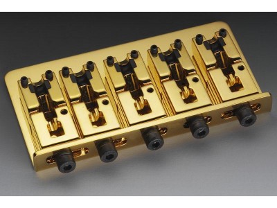 Schaller BassBridge20005-string 3-dimensional Fixed Gold 