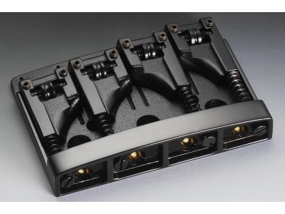 Schaller Bass Bridge 3D-4 3-dimensional Reels Black Chrome 