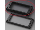 Schaller Pickup Frames (one hole) Plastic. straight Black High 1/2 inch  