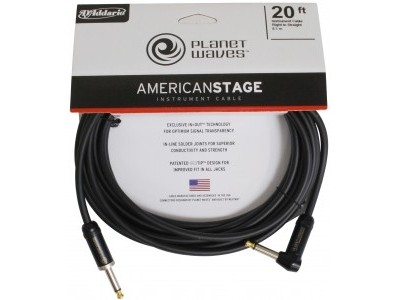 Planet Waves PW-AMSGRA-20 AMERICAN STAGE INST CBL RA 20' 