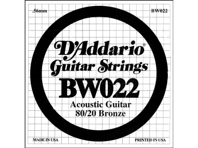 D'Addario BW022 Single String 022 