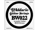 D'Addario BW022 Single String 022  