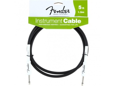 Fender PRIBOR Performance Series Instrument Cable. 5'. Black 