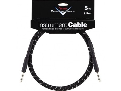 Fender PRIBOR Custom Shop Performance Series Cable. 5'. Black Tweed 