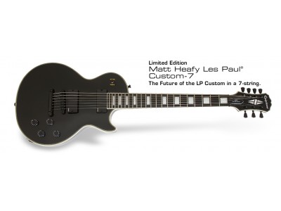 Epiphone Legacy Epiphone Ltd Ed Matt Heafy Les Paul Custom (7-string) EBONY 