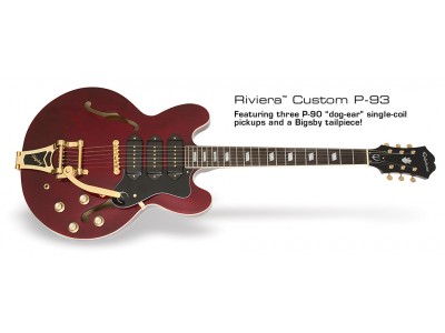 Epiphone Legacy Riviera Custom P93 WINE RED 