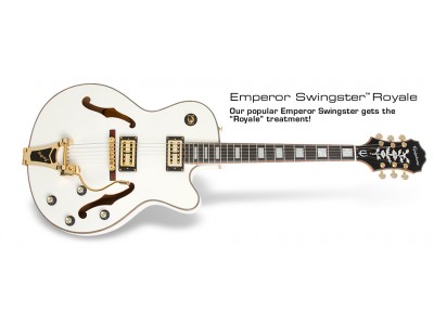 Epiphone Legacy EMPEROR SWINGSTER White Royale PEARL WHITE * 