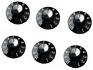 Fender PRIBOR Amplifier Knobs. Standard Blackface 1-10 Numbered. Black (6) *  