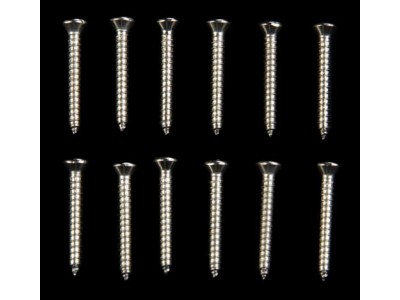 Fender PRIBOR Bridge Mounting Mounting Screws. 5 X 1. Chrome (12) * 