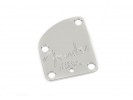 Fender PRIBOR Neck Plate. American Deluxe Guitars. 4 Bolt. Chrome *  