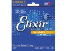 Elixir Electric Guitar Strings with NANOWEB Coating (.010-.052) Light-heavy  