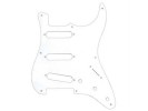 Fender PRIBOR Pickguard. '57 Strat. 8 Hole Configuration. 1-Ply. White *