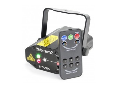 BeamZ Titania Double Laser RG Gobo IRC 