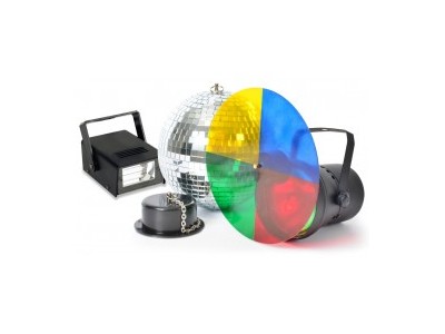 BeamZ Disco Set complete 20cm ball 