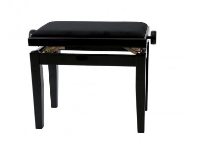 Gewa PIANO BENCH BLACK HIGH GLOSS COVER BLACK 