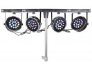 BeamZ BAR 4Way Kit 4-18x1W RGB LED DMX IR LED Par