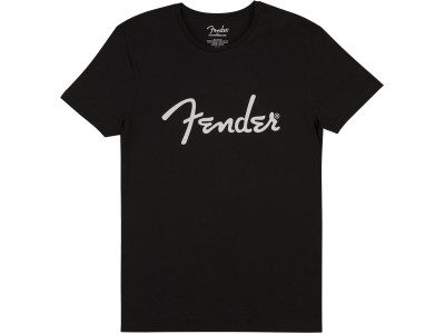 Fender Spaghetti Logo Men's Tee, Black, XL 