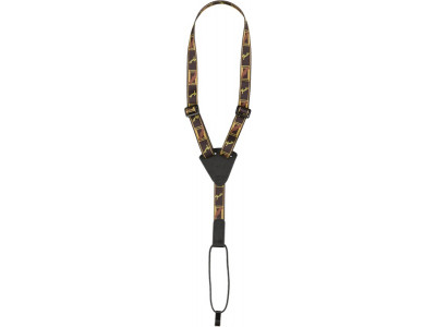 Fender PRIBOR Ukulele Strap, Black/Yellow/Brown Fender PRIBOR Ukulele Strap, Black/Yellow/Brown
