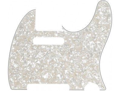 Fender PRIBOR Pickguard, Telecaster®, 8-Hole Mount, Aged White Pearl, 4-Ply 
