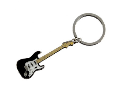 Fender Fender™ Stratocaster™ Keychain, Black 