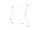 Fender PRIBOR Pickguard, Stratocaster® S/S/S, 11-Hole Vintage Mount (with Truss Rod Notch), White, 3-Ply  
