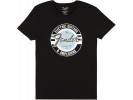 Fender Guitar and Amp Logo Men's Tee, Black/Daphne Blue, XL 