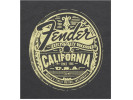 Fender Cali Medallion Men's Tee, Gray, L 