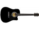 Squier By Fender SA-105CE Black akustična gitara