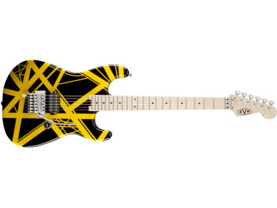 EVH Striped Series Black with Yellow Stripes 