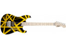 EVH Striped Series Black with Yellow Stripes električna gitara električna gitara