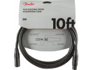 Fender PRIBOR Professional Series Microphone Cable, 10', Black  