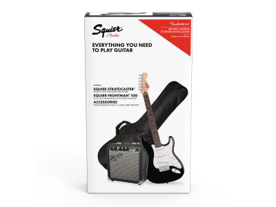 Squier By Fender Legacy Stratocaster® Pack BLK GB 10G 230V EU 