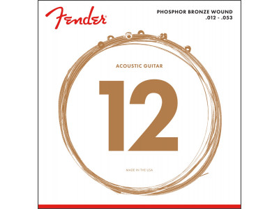 Fender PRIBOR 60L Phosphor Bronze 012-053 