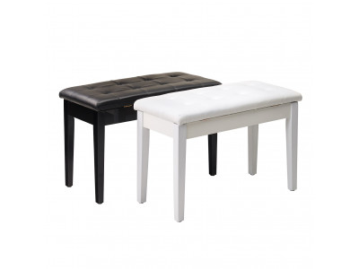 William Wagner PIANO BENCH DOUBLE TYPE WHITE 