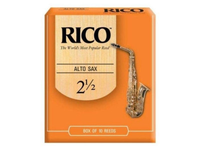 Rico Reeds RJA1025 RICO. ALTO SAX. #2.5 na slici je kutija, cena je za komad.