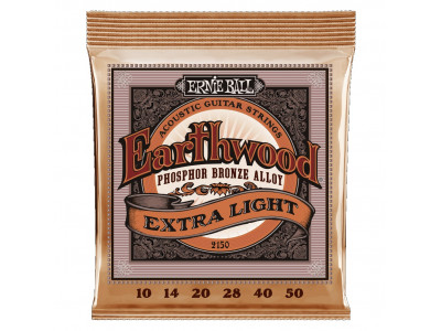Ernie Ball P02150 EARTHWOOD EXTRA LIGHT PHOSPHOR BRONZE 10-50 GAUGE 