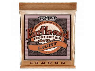 Ernie Ball P02148 EARTHWOOD LIGHT PHOSPHOR BRONZE  11-52 