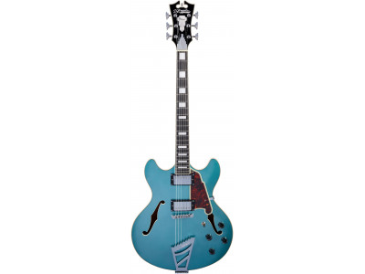 D’Angelico PREMIER DC STAIRSTEP Ocean Turquoise 
