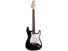 Arrow ST 111 DEEP BLACK ROSEWOOD WHITE električna gitara električna gitara