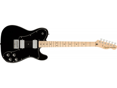 Squier By Fender Affinity Series™ Telecaster® Deluxe, Maple Fingerboard, Black Pickguard, Black 